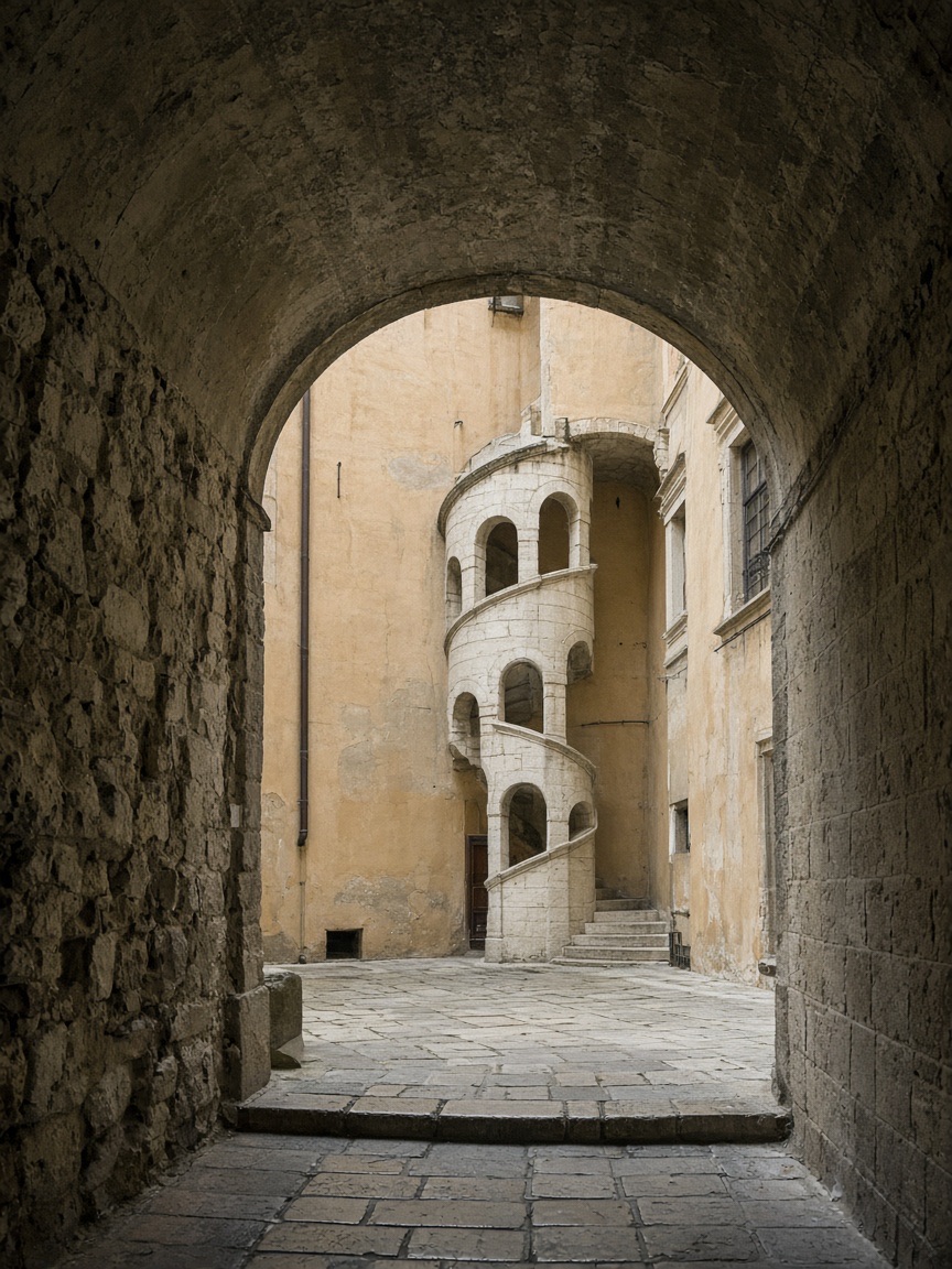 Location, traboule passage